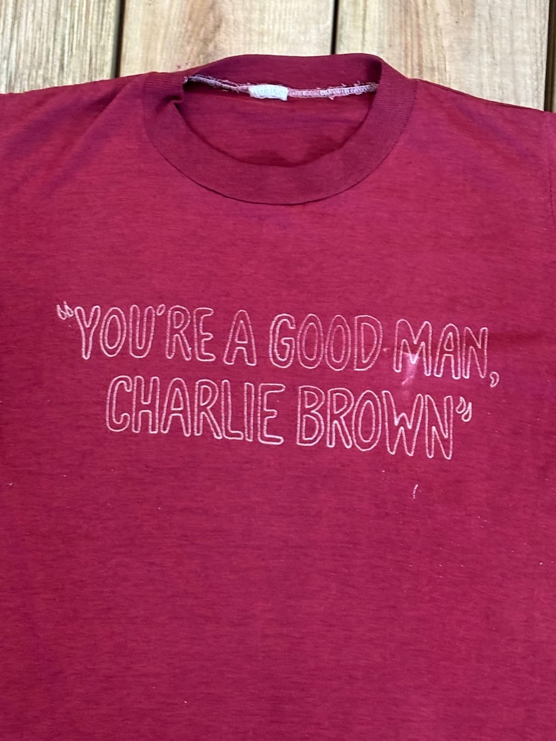 70s Charlie Brown 빈티지 반팔 티셔츠 상품이미지4