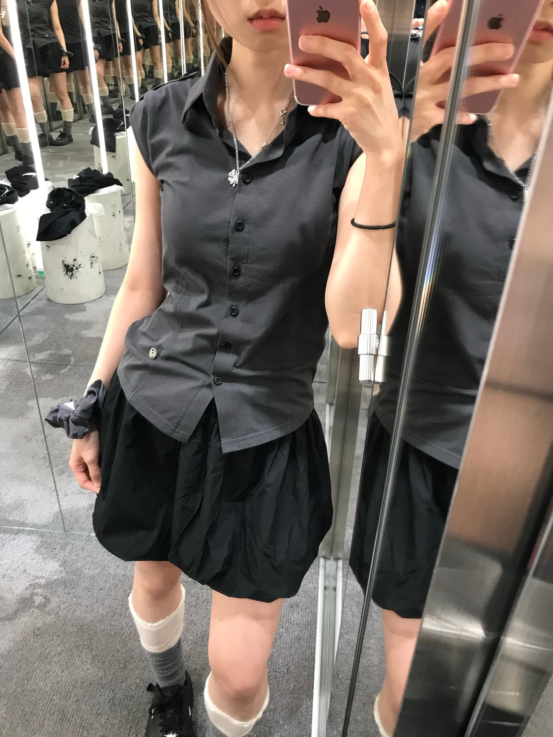 해비즘 투웨이 반팔셔츠 상품이미지1