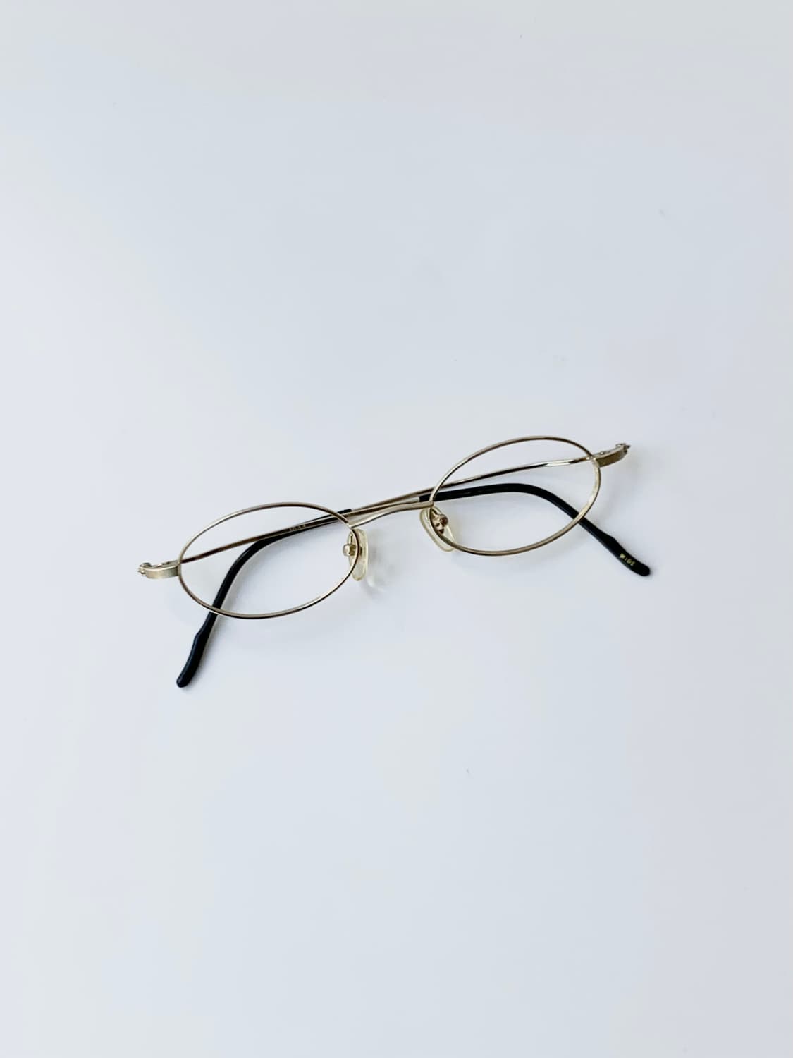 [픽키-611] 골드 오벌 메탈 안경 데드스탁 빈티지 클래식 프레임 상품이미지2