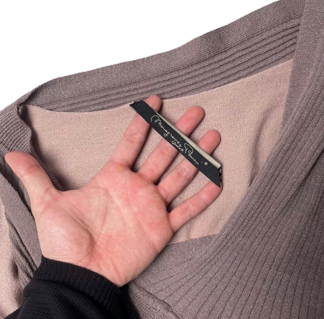 드레이프 레이어드 니트 (Italy made) 상품이미지5