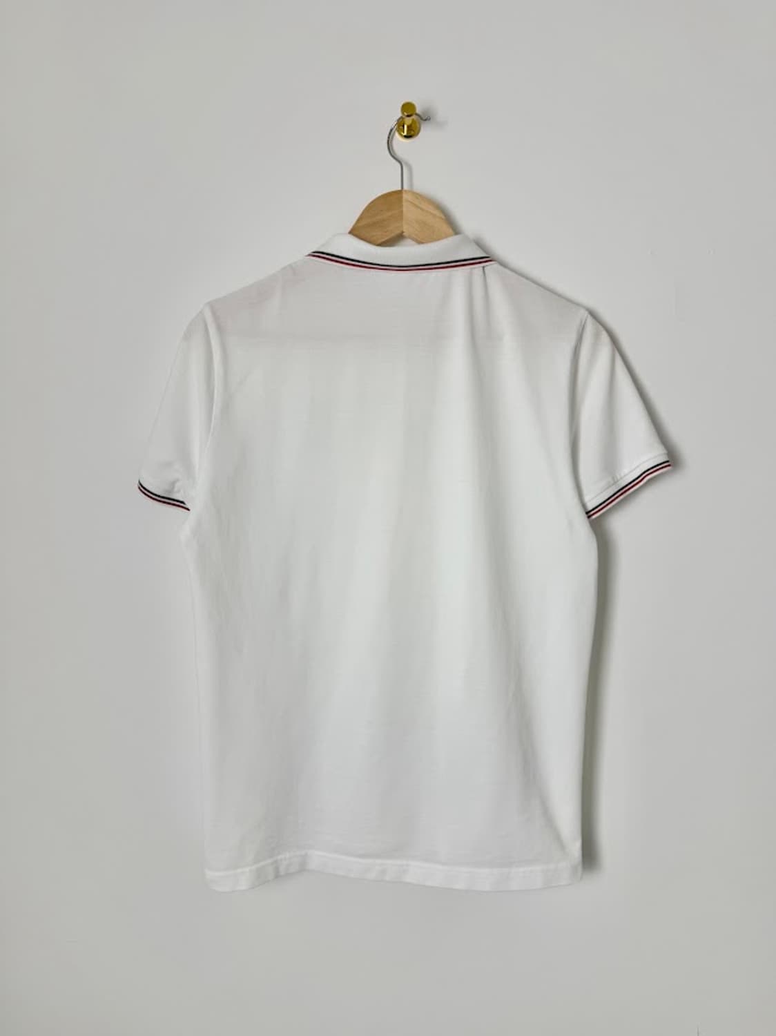 몽클레어 카라 반팔티 화이트 상품이미지5