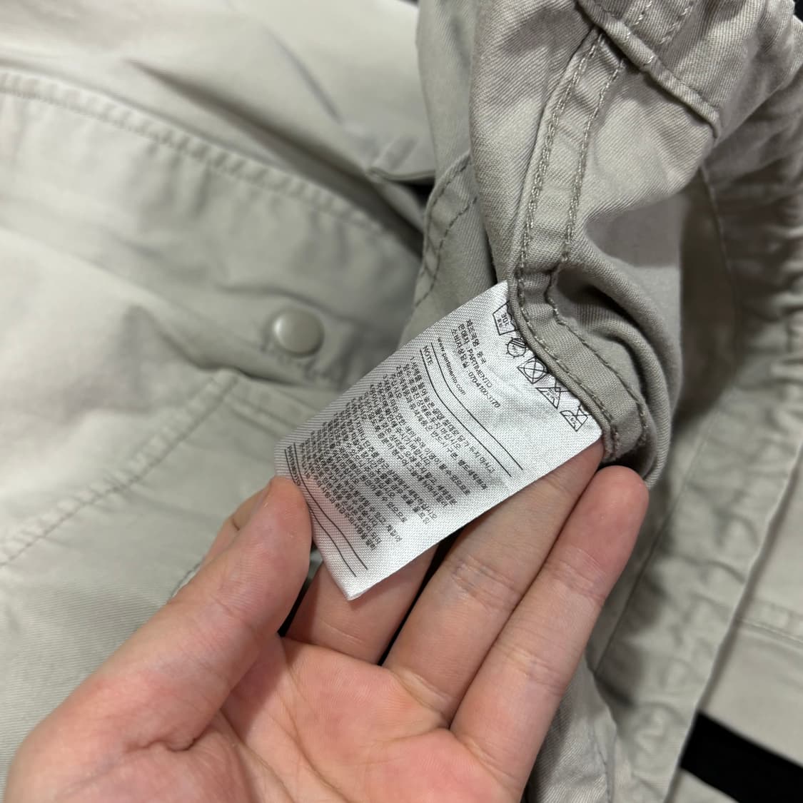 L 파르티멘토 그레이 후드 숏 야상자켓 상품이미지5