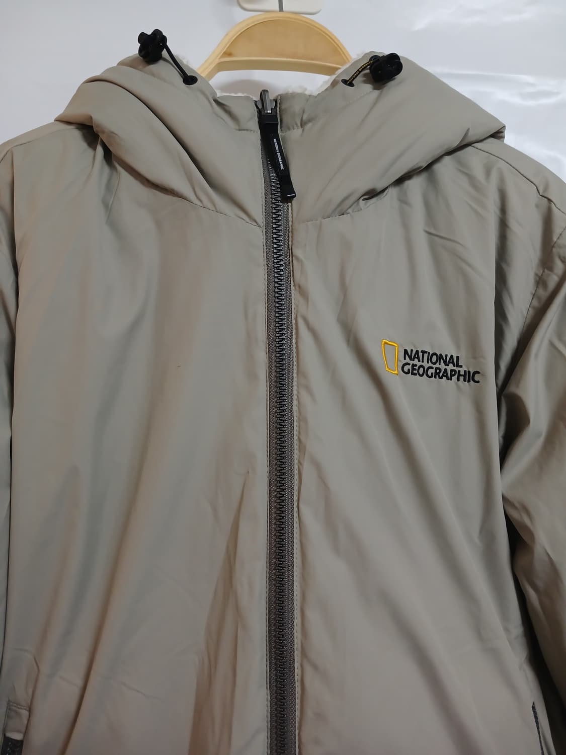 (S,90)내셔널지오그래픽 리버시블 후디 점퍼 N214UDW050 상품이미지6