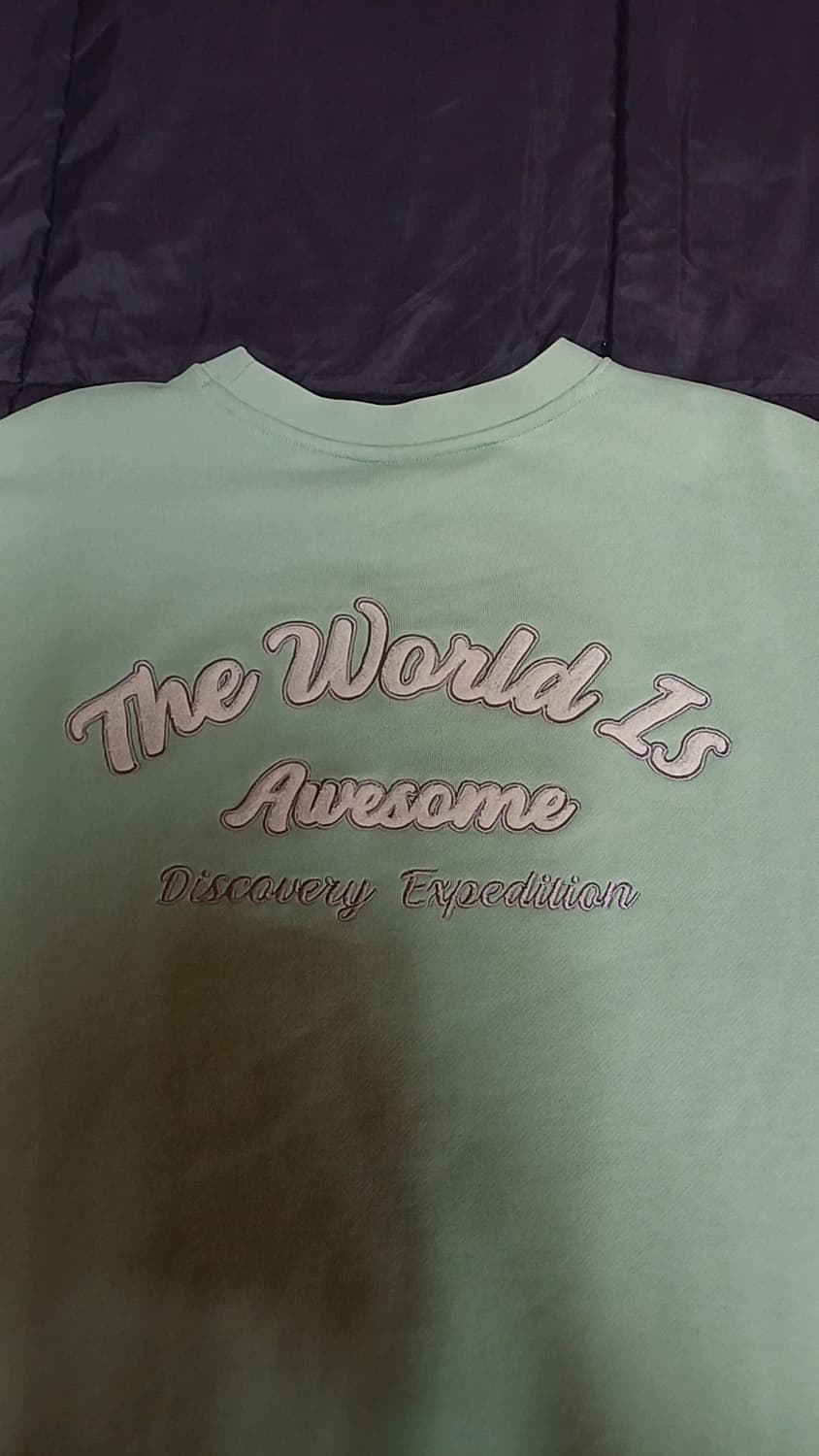 디스커버리 맨투맨 실측105 가슴58 기장69 상품이미지4