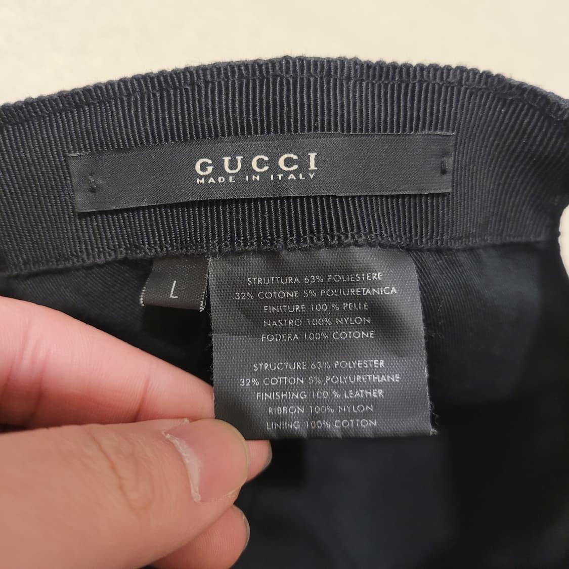 구찌 GG캔버스 볼캡 L 상품이미지6