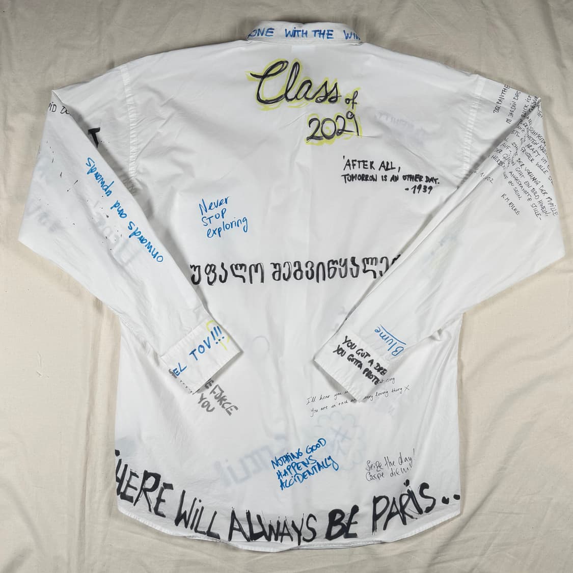 19ss 베트멍 페인트 셔츠 남방 상품이미지5