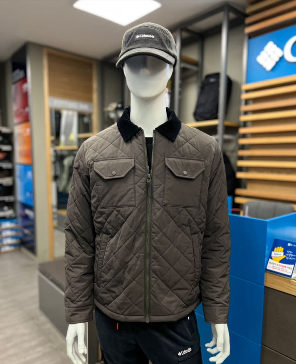 남성 컬럼비아 219000원 셔츠형퀼팅패딩점퍼자켓 상품이미지2