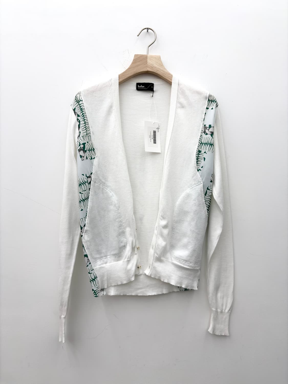 PATTERN CARDIGAN WHITE 상품이미지4