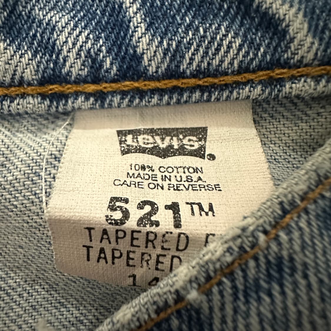 LEVI'S 521 90's usa made jeans 상품이미지5