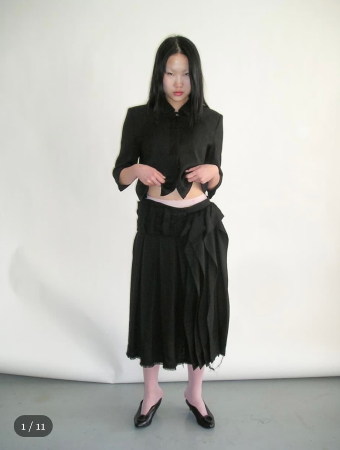 에옹쓰 eonts 2025 Offbeat pleats skirt 2사이즈 상품이미지1