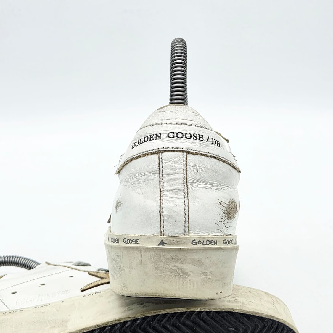 골든구스 우먼스 하이스타 화이트/골드 (37) 상품이미지2