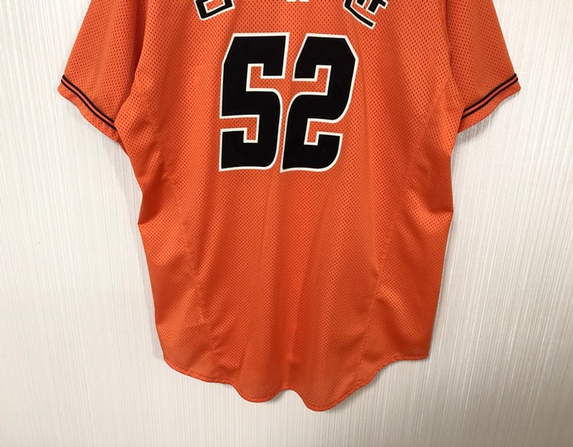 KBO 한화이글스 오렌지홈 유니폼/져지 100 #52 김태균 상품이미지10