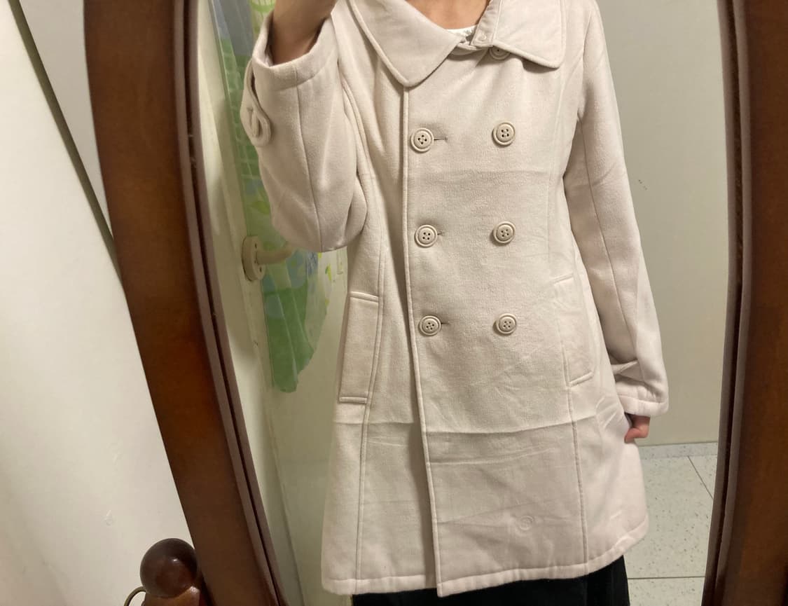 둥근카라 롱 코트 상품이미지3