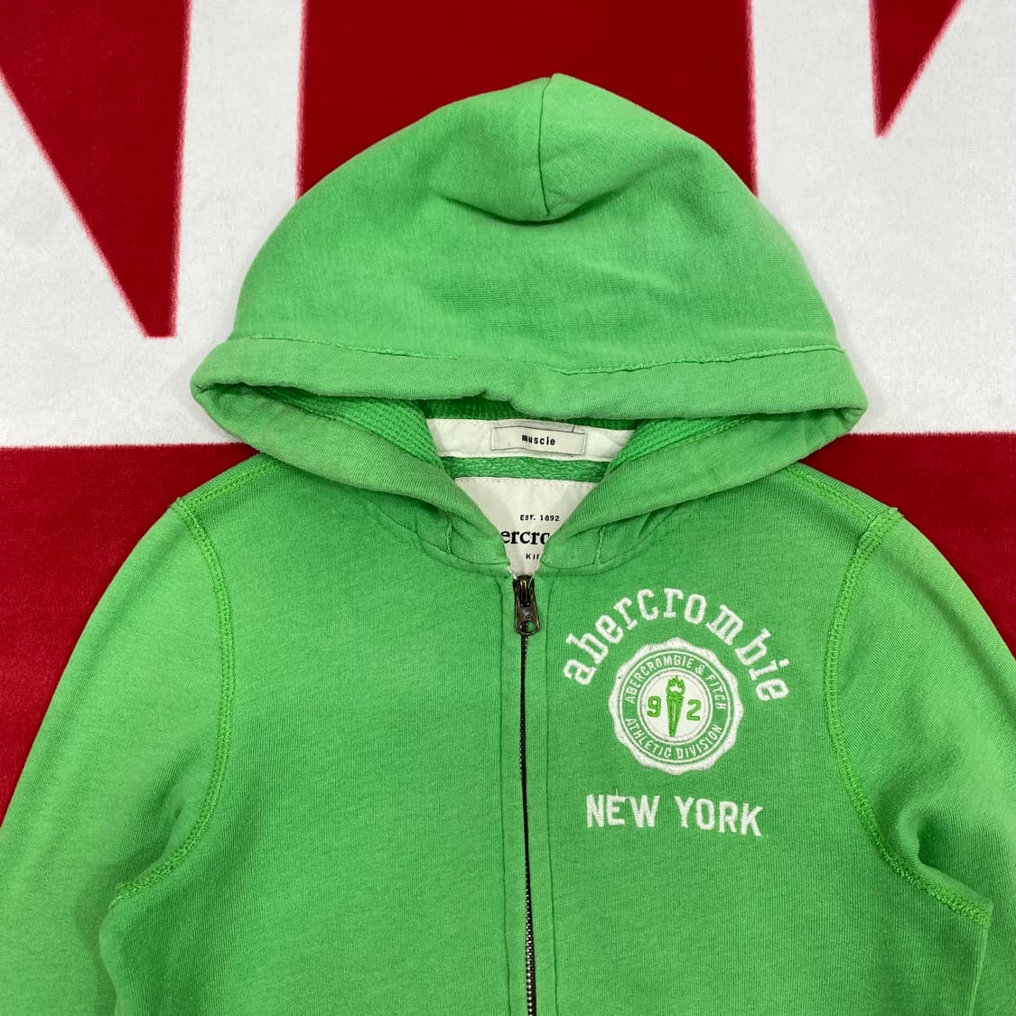 아베크롬비 후드집업 실측 여성44 상품이미지3