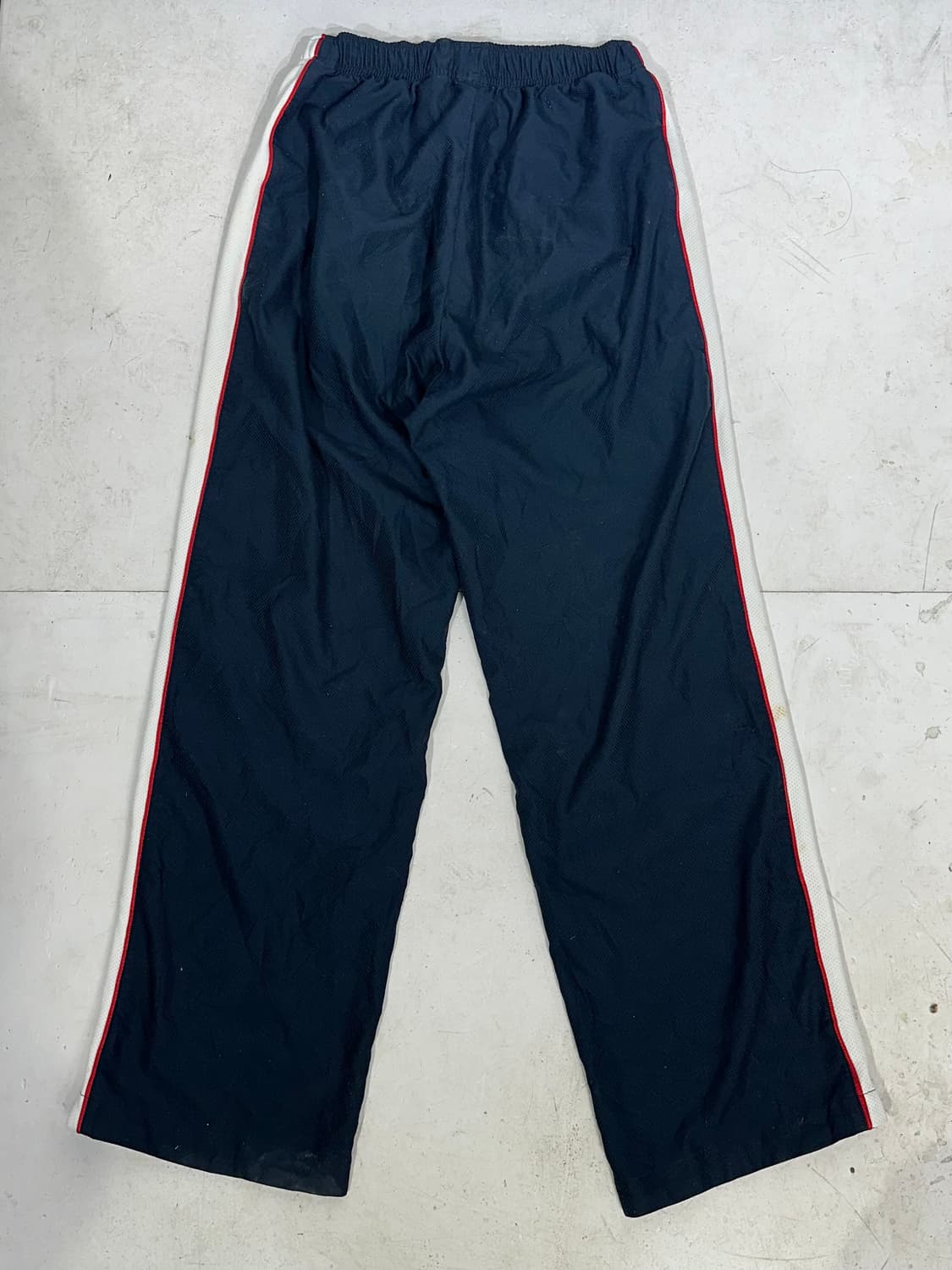 나이키 네이비 화이트 사이드 라인 와이드 트레이닝 팬츠 추리닝 바지 M 상품이미지5