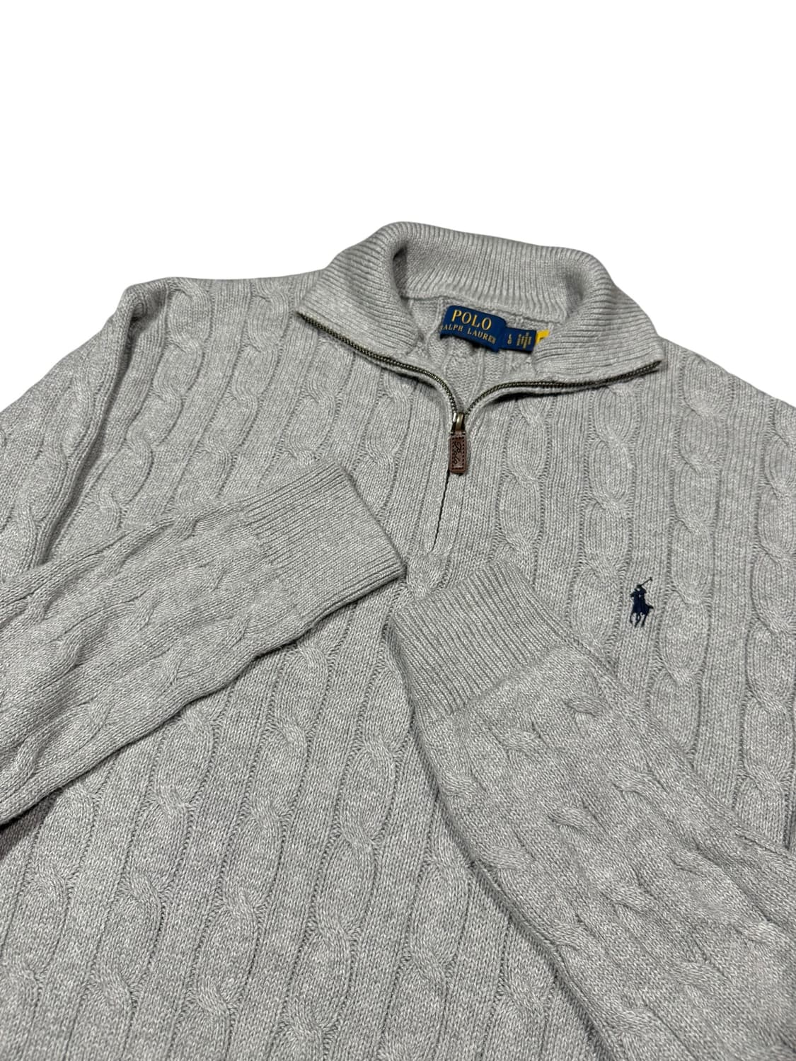 Polo Ralph Lauren 폴로 랄프로렌 반집업 케이블 니트 상품이미지2