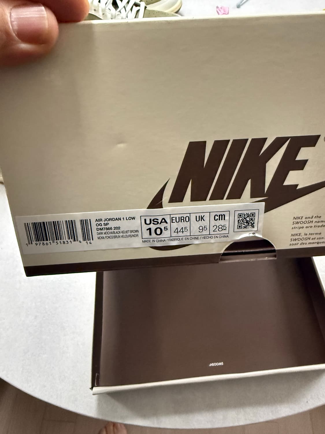 조던1 스캇 다크모카 285 상품이미지3