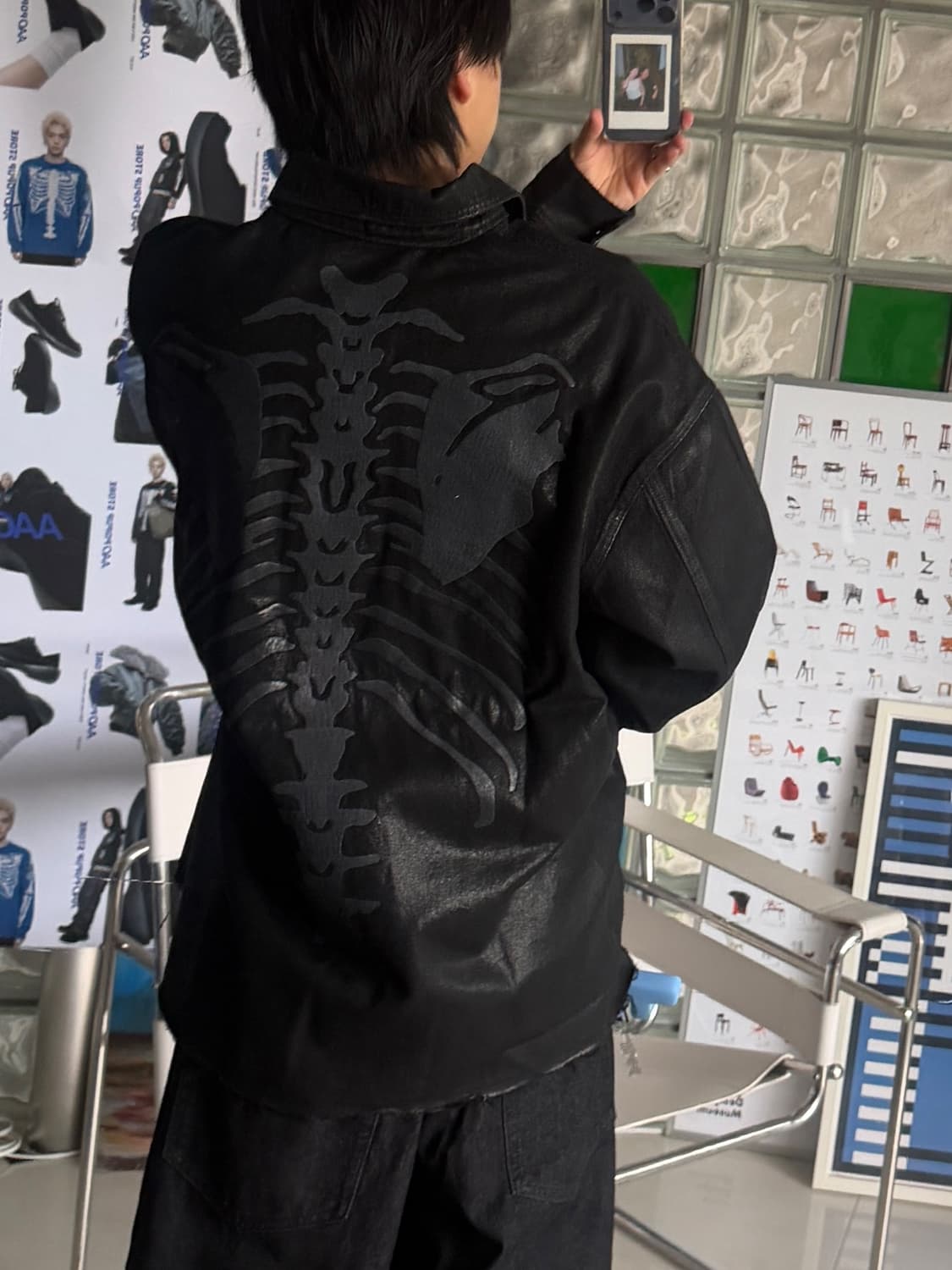 FR/Coating bone Shirt 상품이미지1