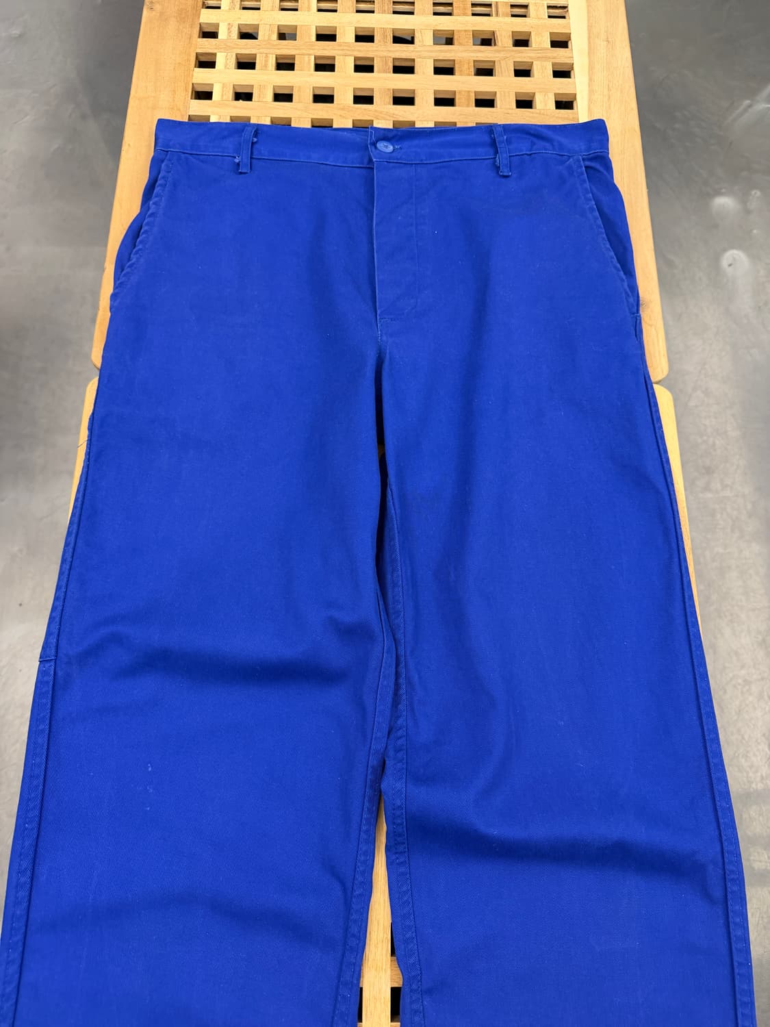 OLD VINTAGE WASHED BLUE FRENCH 프렌치워크팬츠 상품이미지3