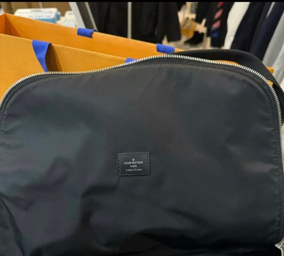 [정품 급매]루이비통 다미에 그라피트 밴드리에르 한정판 레더 키폴 급처 상품이미지3