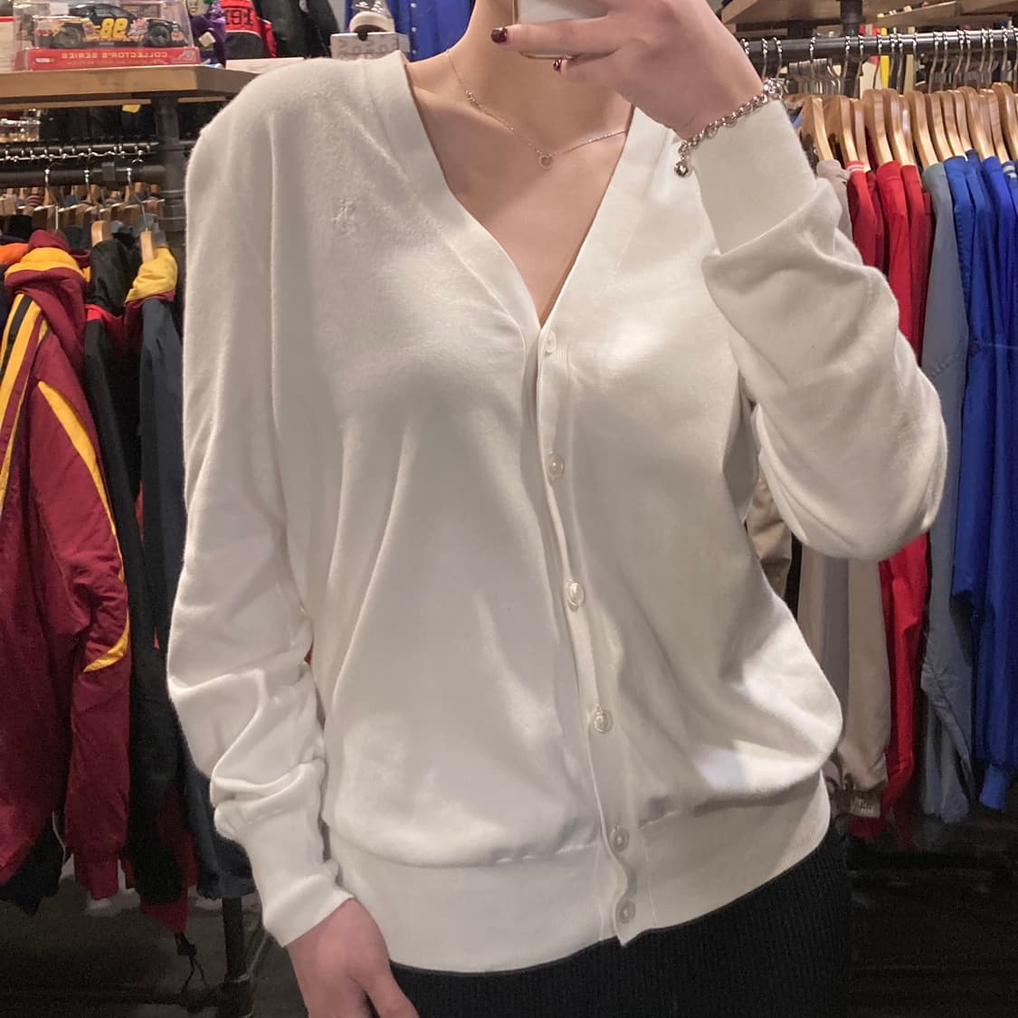 [IM] 폴로 랄프로렌 니트 가디건 화이트 상품이미지4