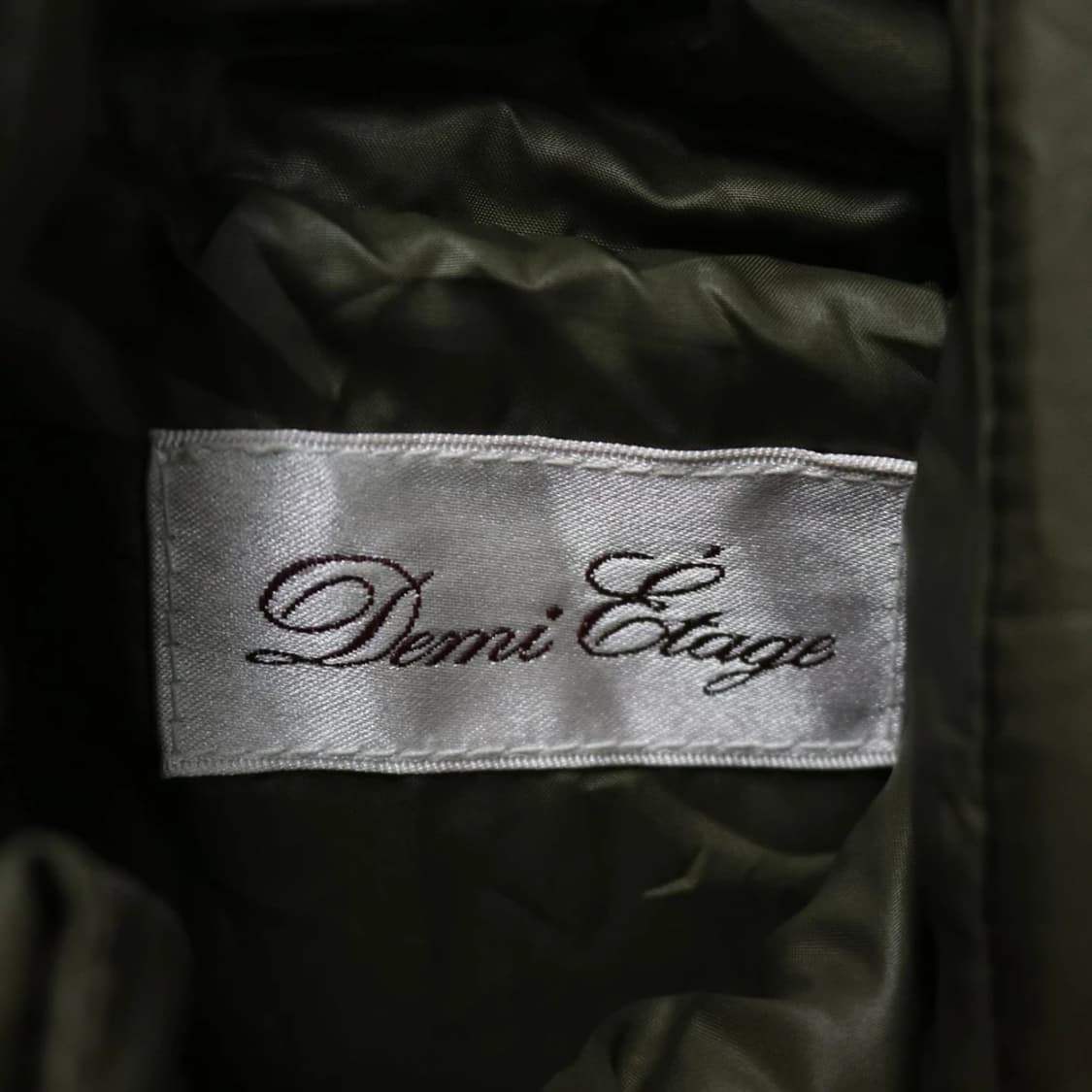 DEMI STAGE 카키 후드 패딩 59358 상품이미지7