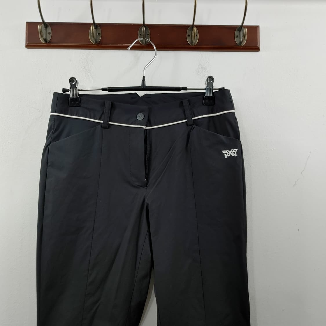 S PXG 여성 골프웨어 블랙 데일리 기능성 스포츠 팬츠 바지 상품이미지2