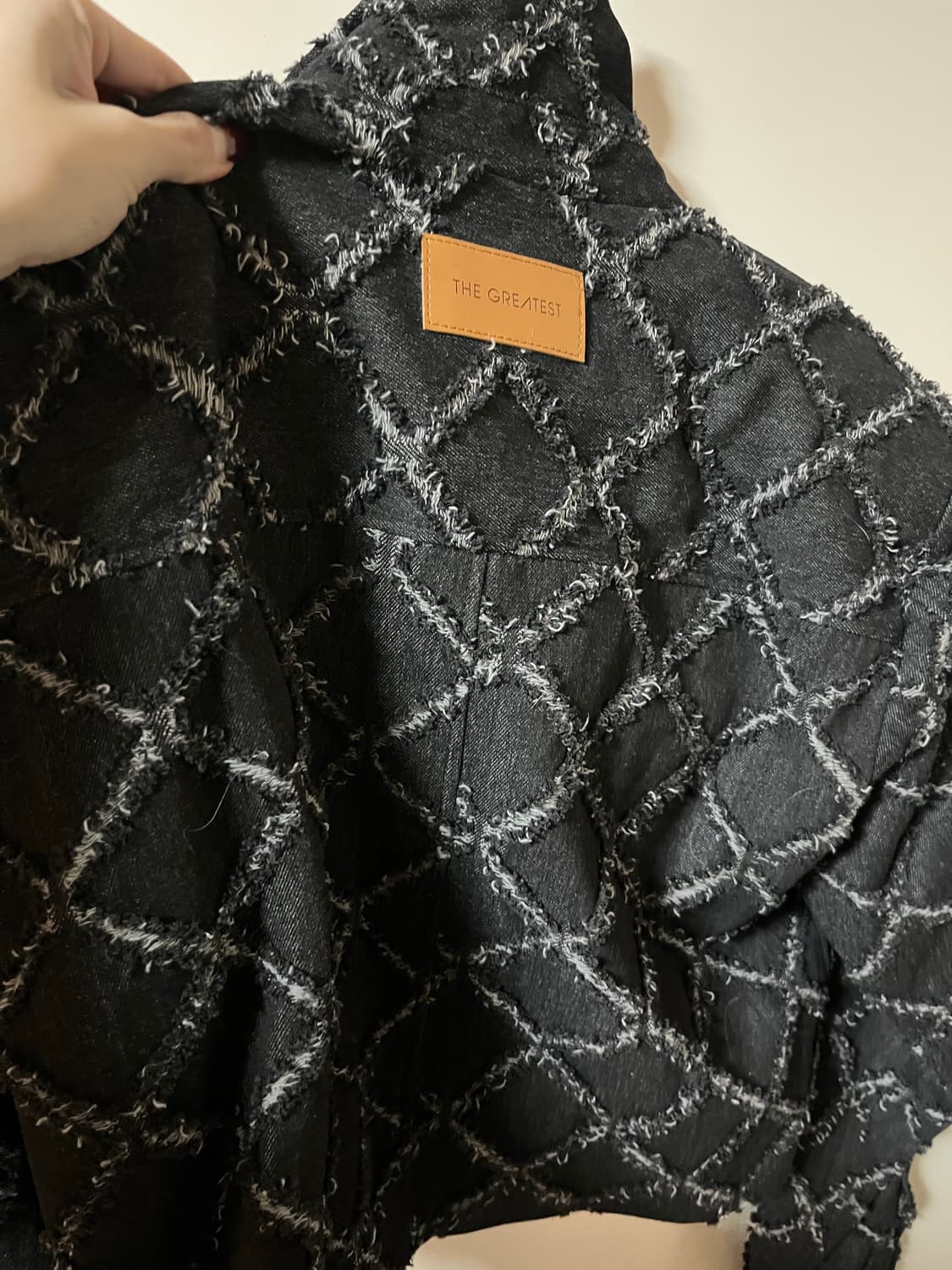 The Greatest 블랙 데님 데미지 자켓 상품이미지2