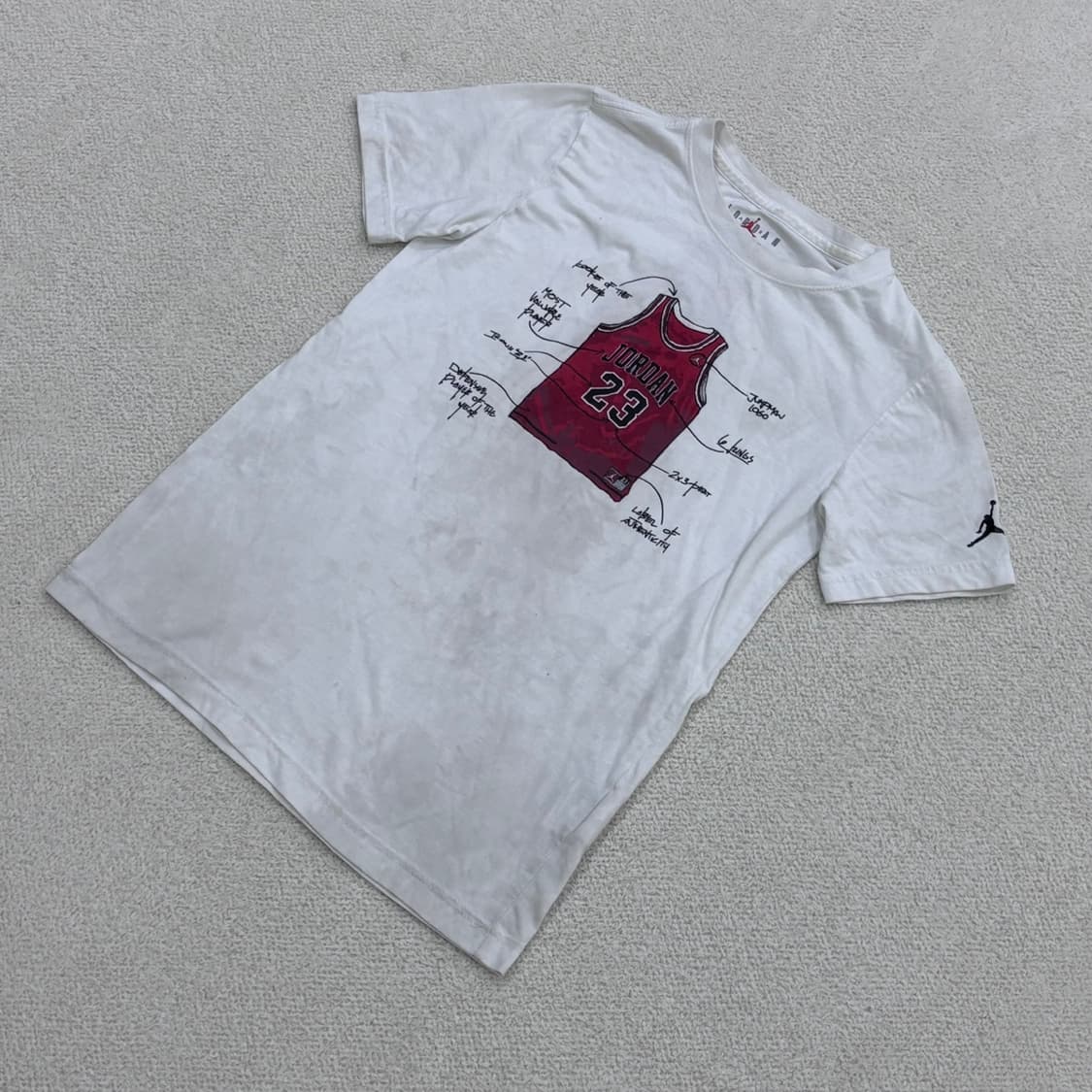M 나이키 조던 프린팅 반팔 티셔츠 0330E 상품이미지1