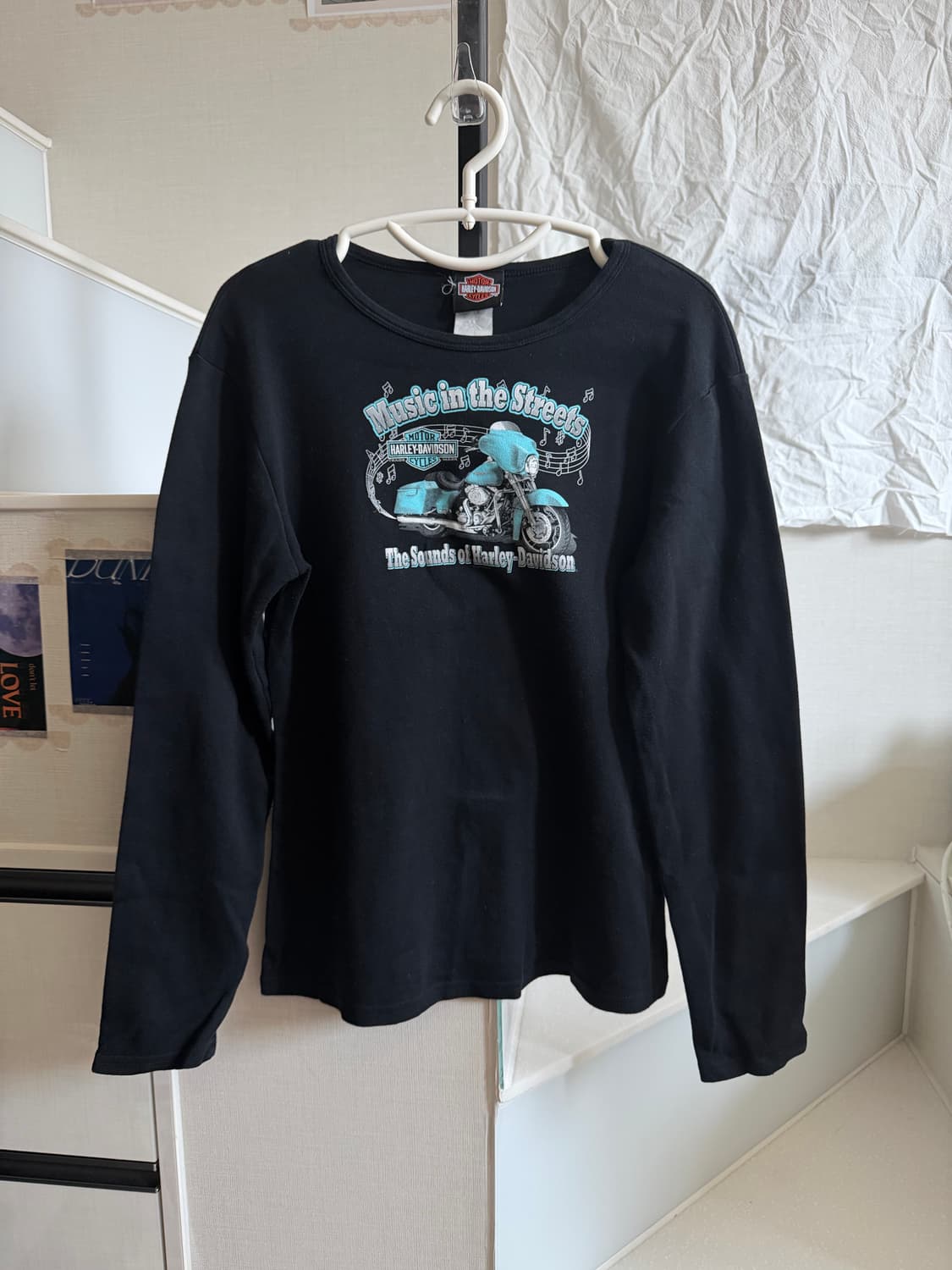 할리데이비슨 블랙 롱슬리브 상품이미지1