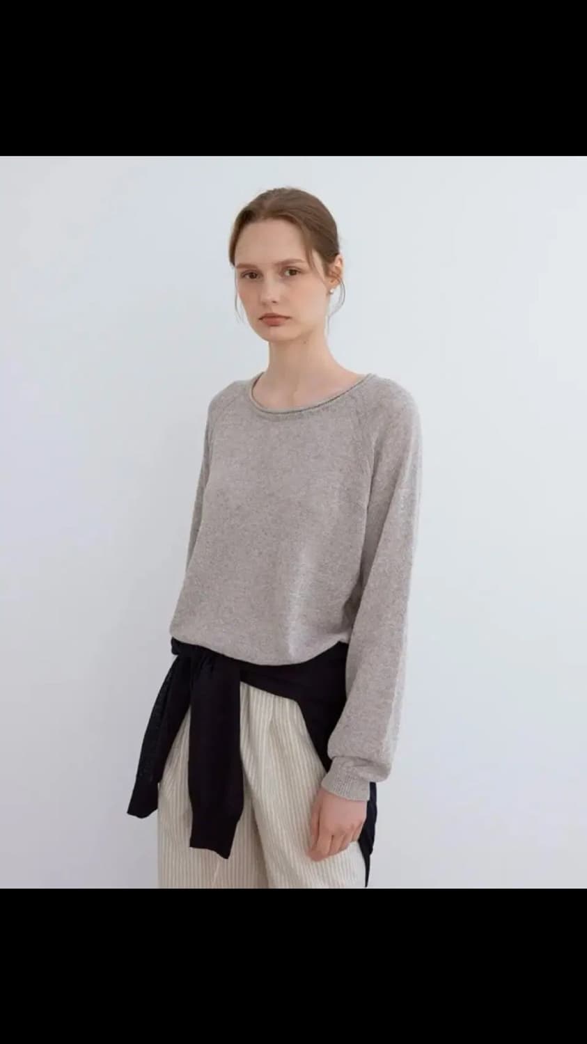 공드린 린넨 니트 Haley linen knit (oatmeal) 상품이미지4