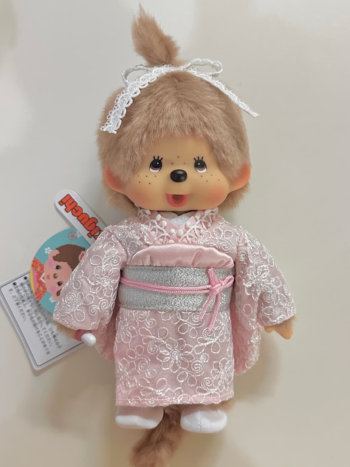 레어템  밀크브라운 기모노 몬치치 상품이미지2