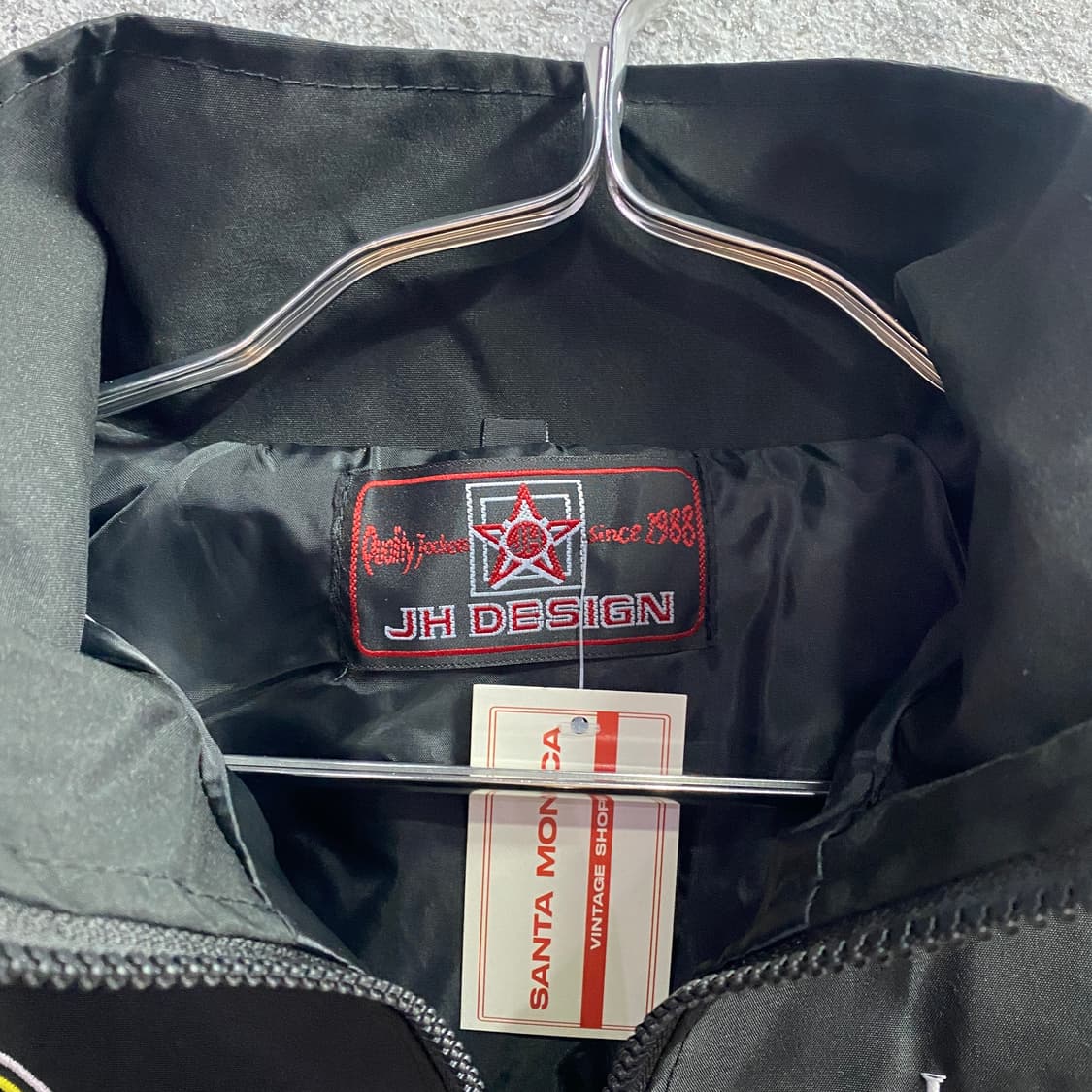 잭다니엘 빅로고 나일론 레이싱 자켓 B2450 상품이미지3