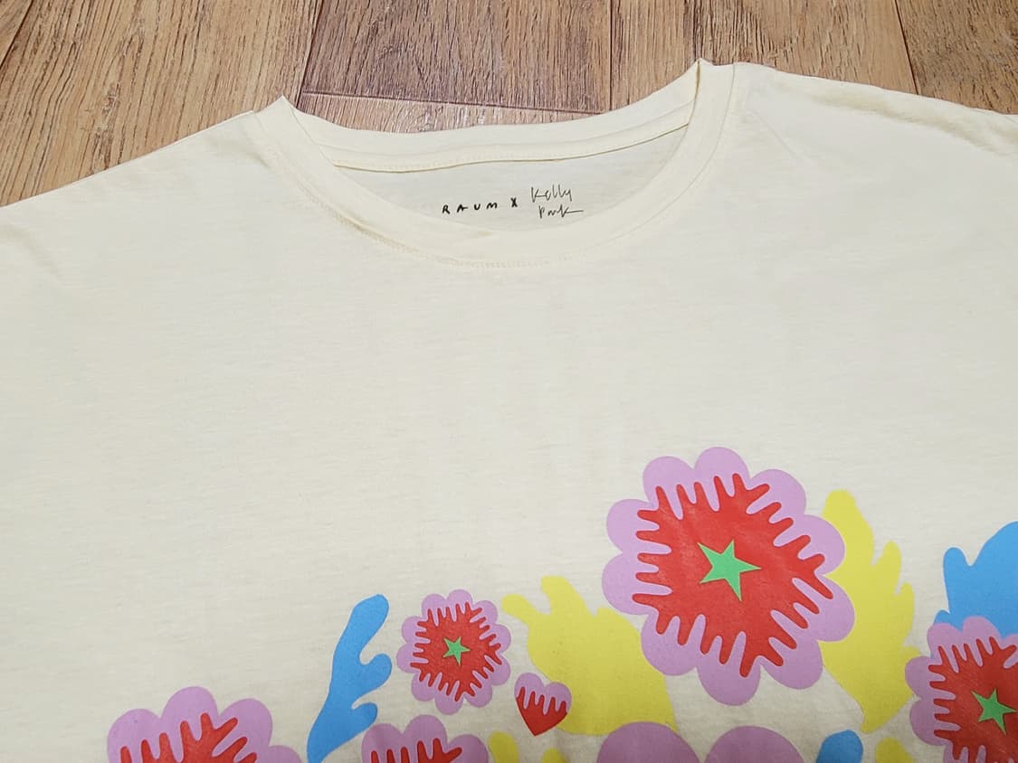 라움캘리박(RAUMxKELLY PARK) 프린트 티 프리사이즈 새상품 상품이미지3