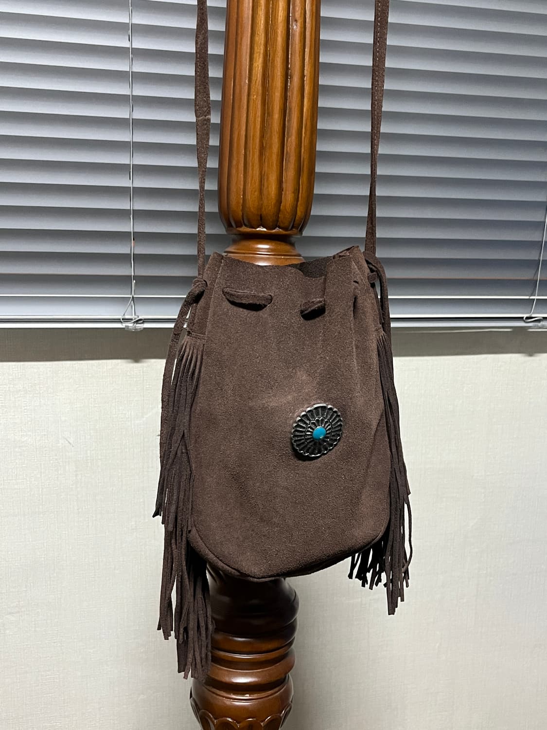 Vintage 스웨이드 웨스턴 크로스백 상품이미지1