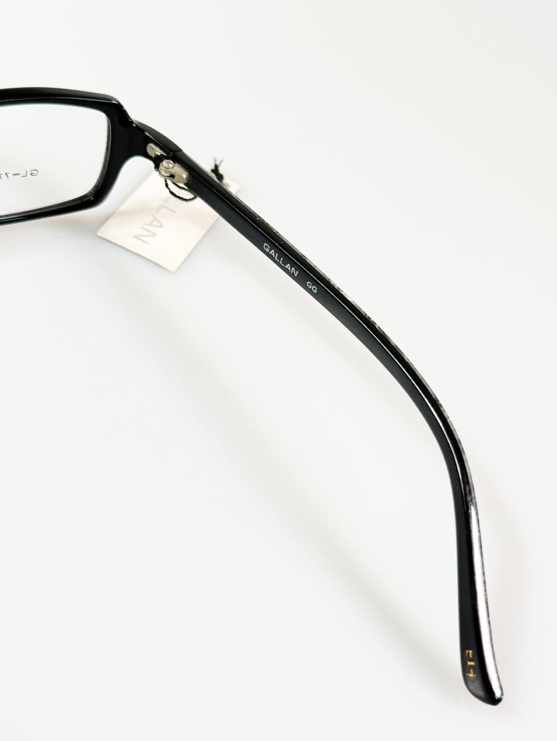 GALLAN 블랙 스퀘어 뿔테 프레임 빈티지 안경 상품이미지6