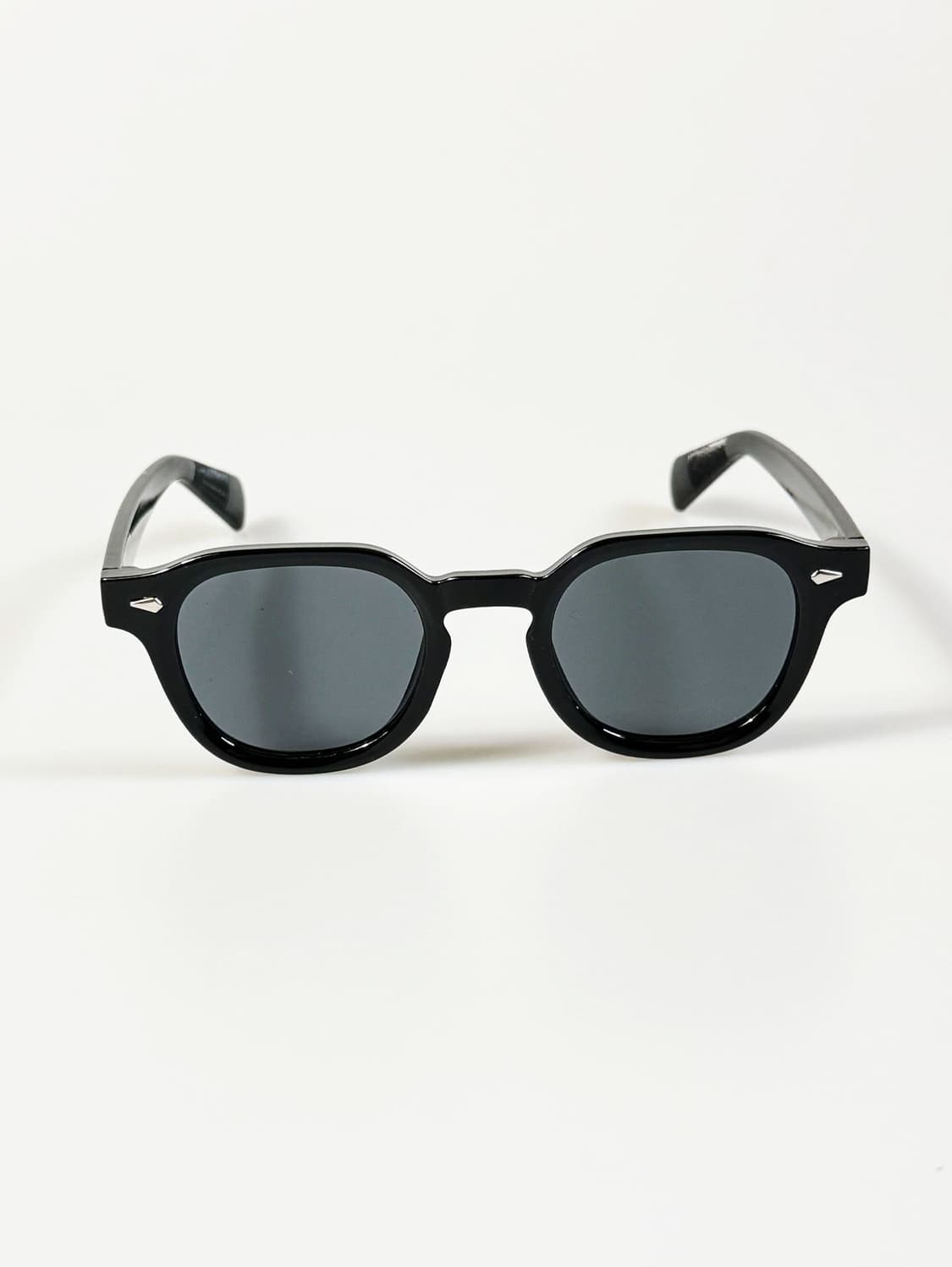 클래식 블랙 볼드 스퀘어 프레임 빈티지 선글라스 상품이미지2