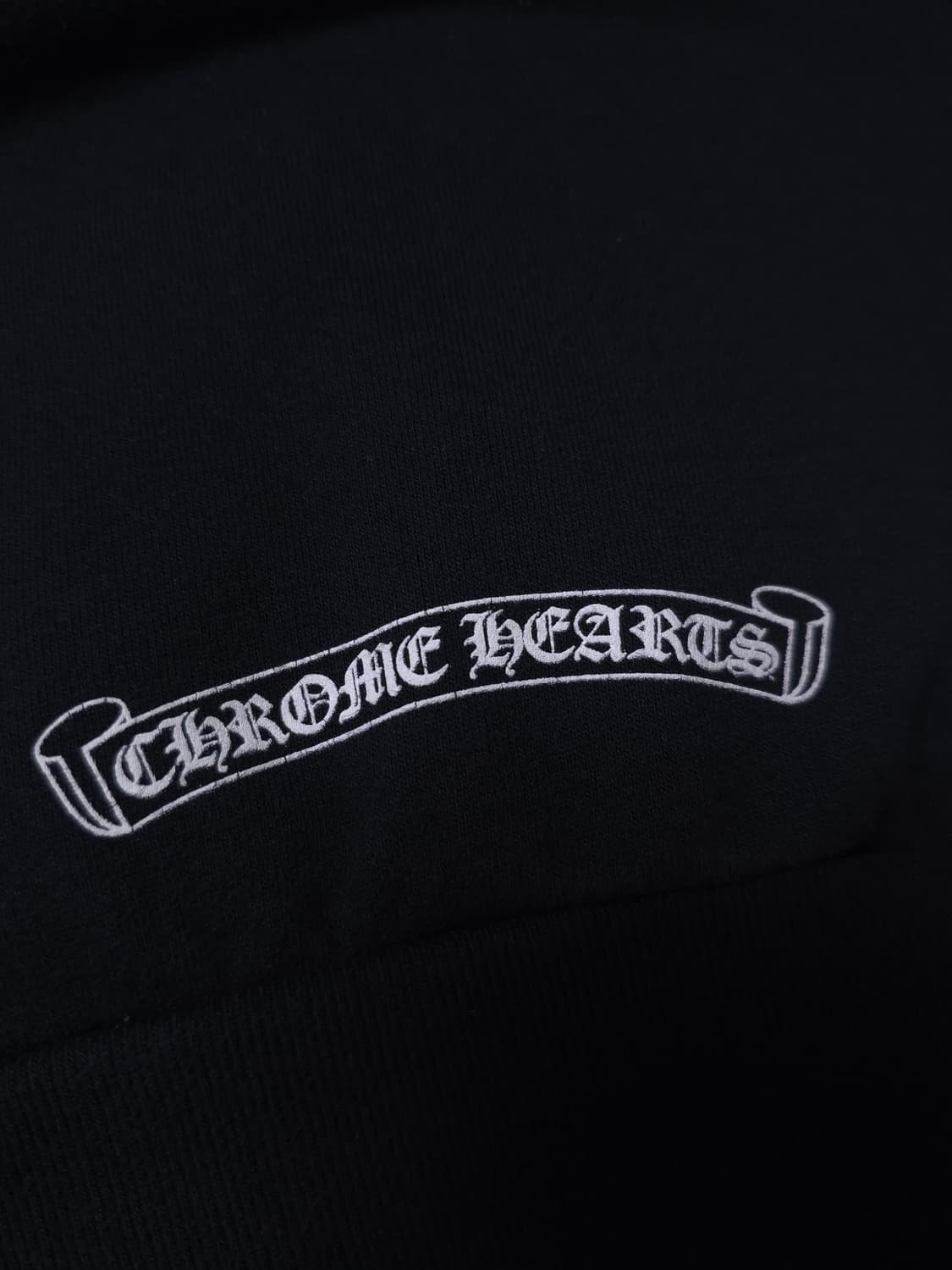 [XXL] 크롬하츠 홀스슈 플로랄 퍽유 후드 블랙 상품이미지6