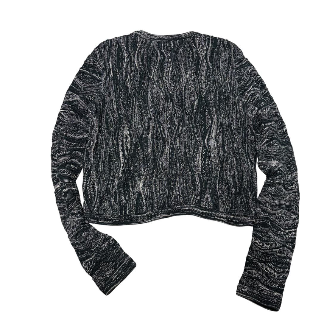 쿠지 쿠기 블랙 케이블 니트 상품이미지2