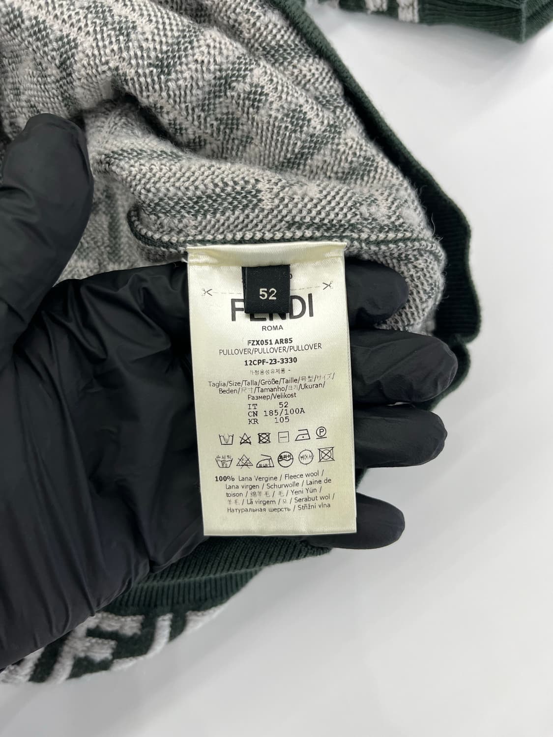 펜디 FF 니트 반팔 [52사이즈] 상품이미지4