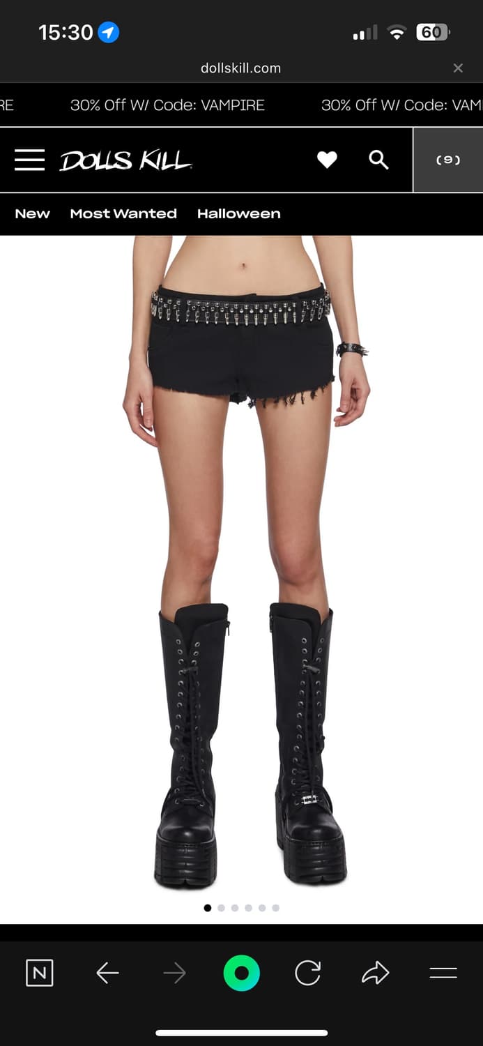 MOSHPIT DIARIES TWILL SHORTS 상품이미지1
