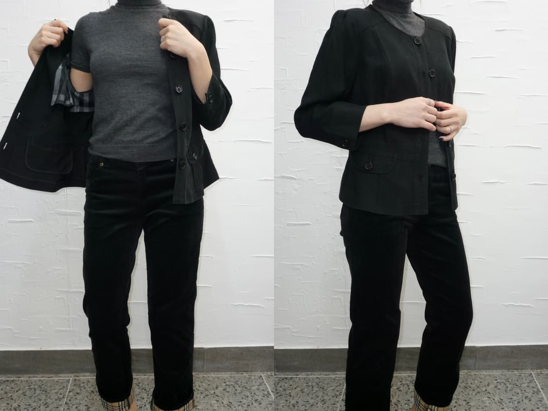 Burberry black autumn jacket 상품이미지2