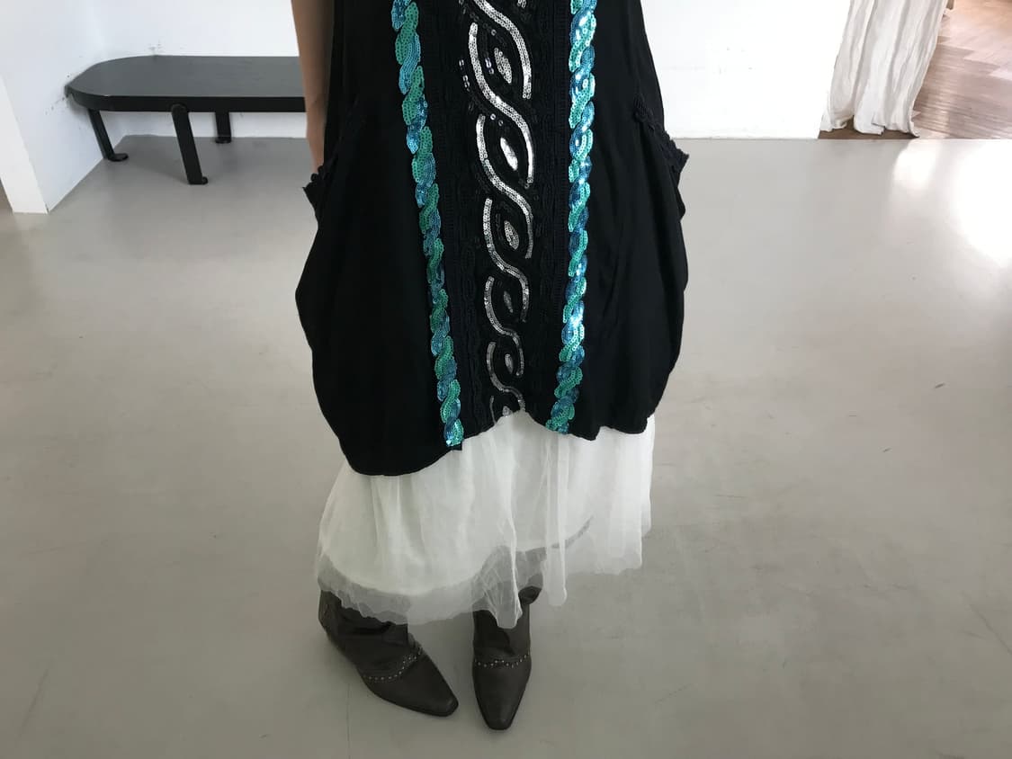 vintage spangles pocket sleeveless 상품이미지6