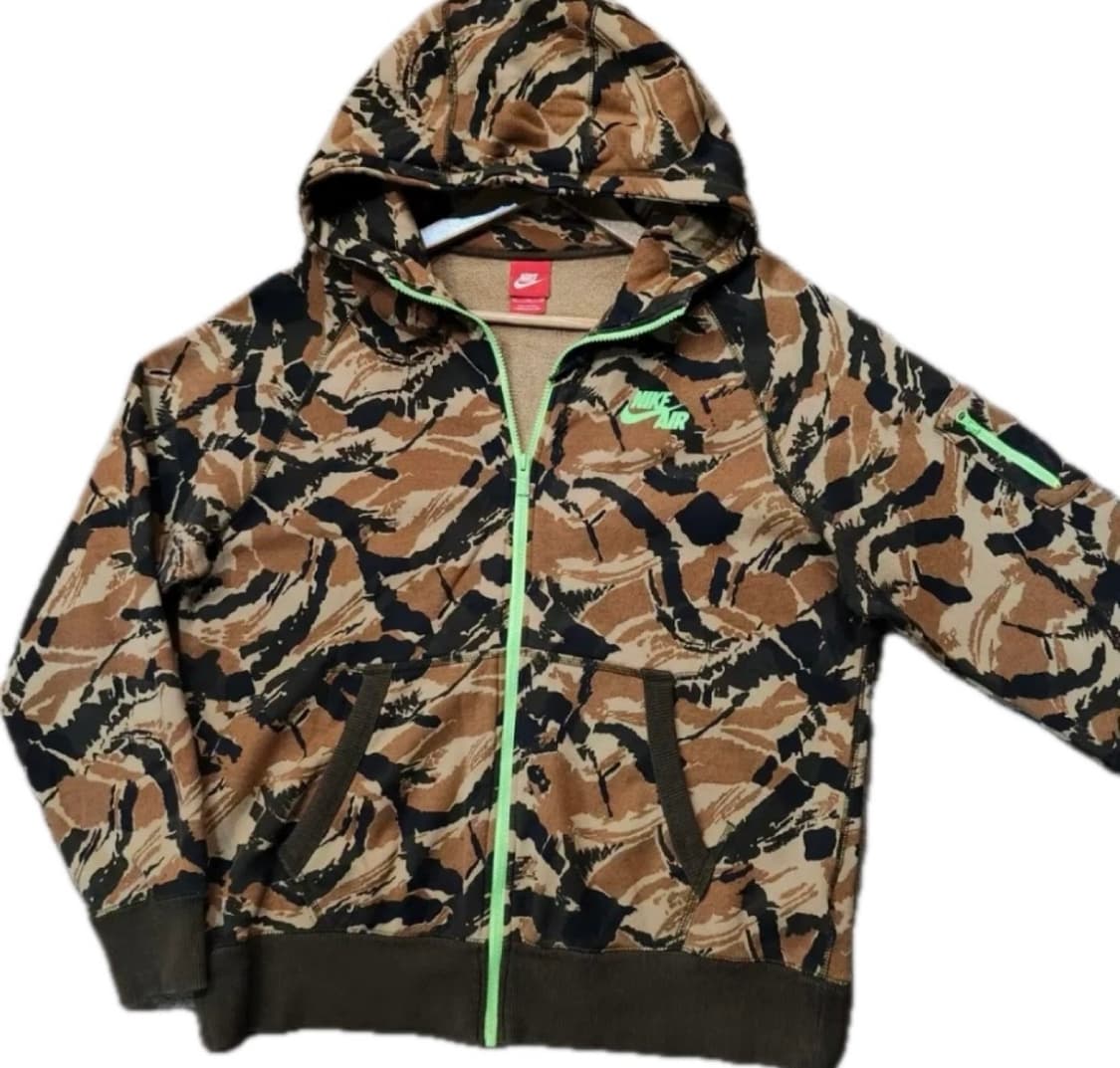 나이키 에어 카모 후드 집업 XL 상품이미지1