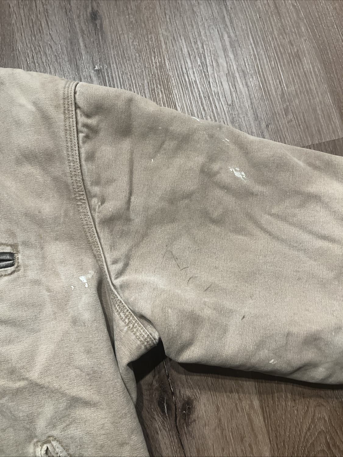 칼하트 J97 디트로이트 마운틴 캣 컨스트럭션 커스텀 자켓 새들 상품이미지8