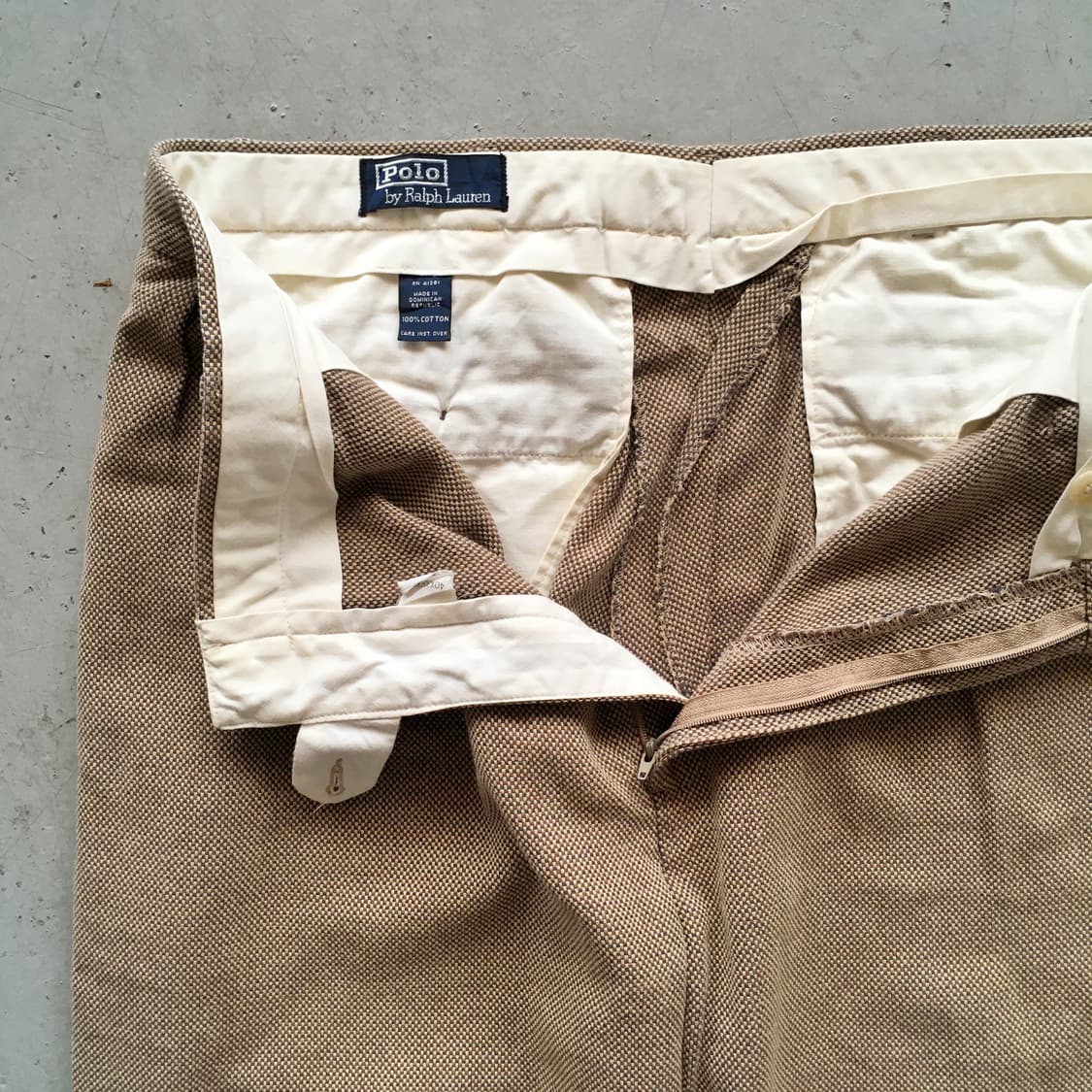 1990‘s Polo Basket Weave Cotton Two Tuck 상품이미지4