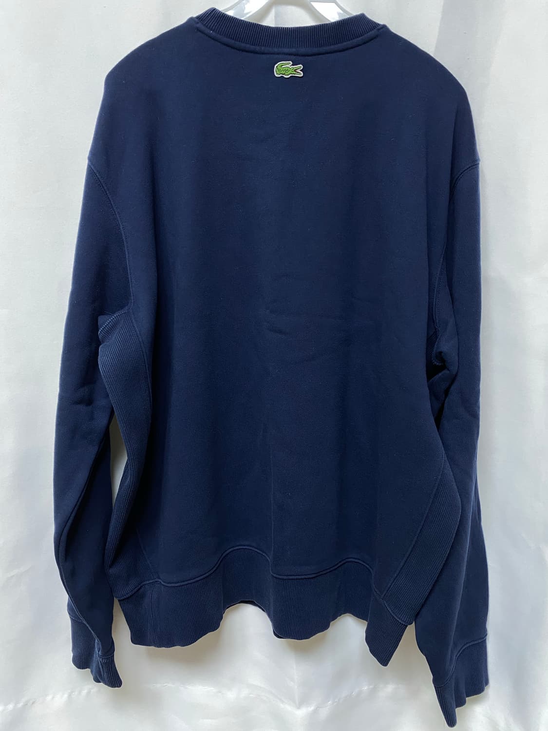 라코스테 로고 맨투맨 네이비 XL 상품이미지3