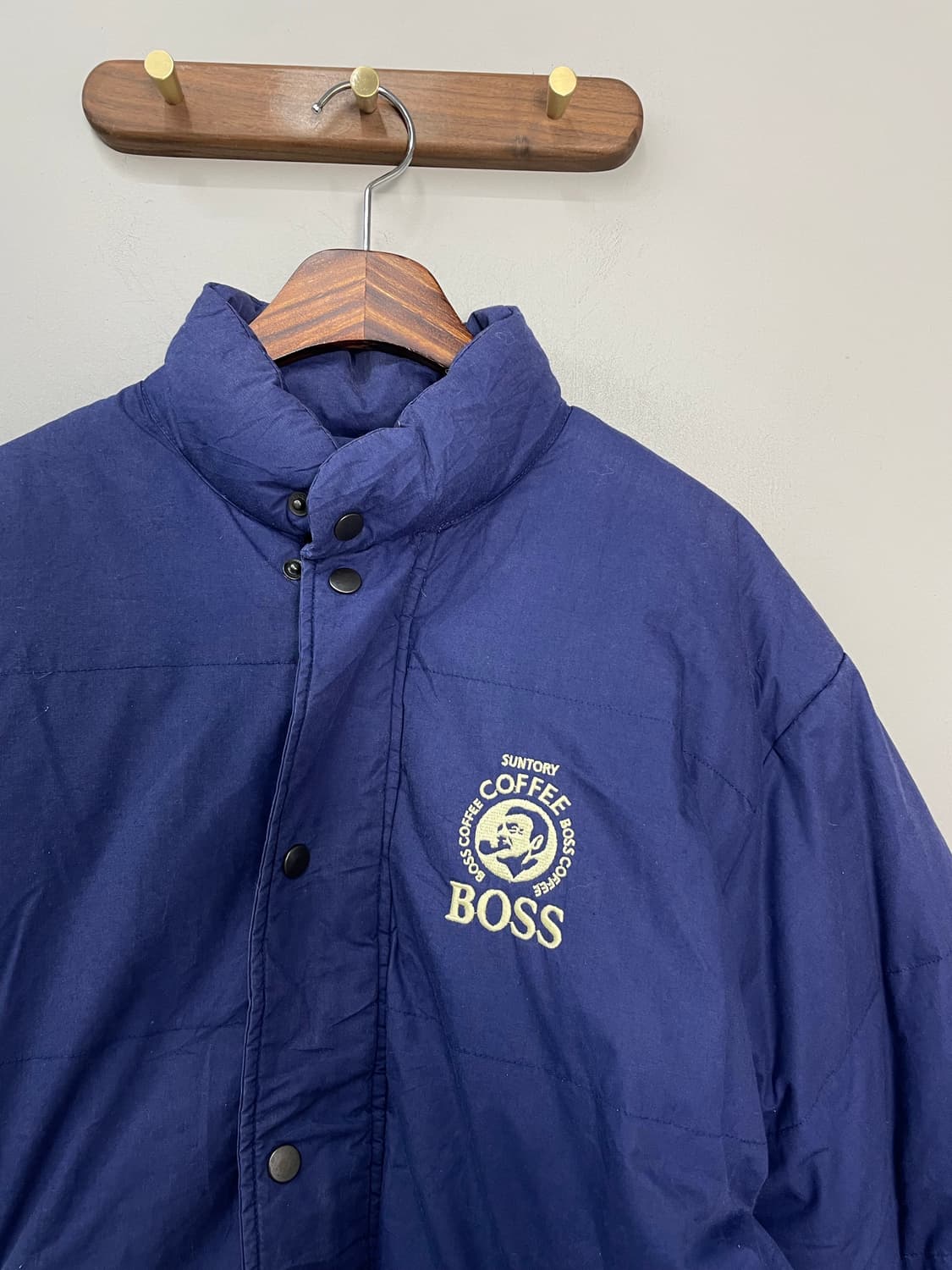 산토리 보스 커피 네이비 다운 패딩 H1605 상품이미지3