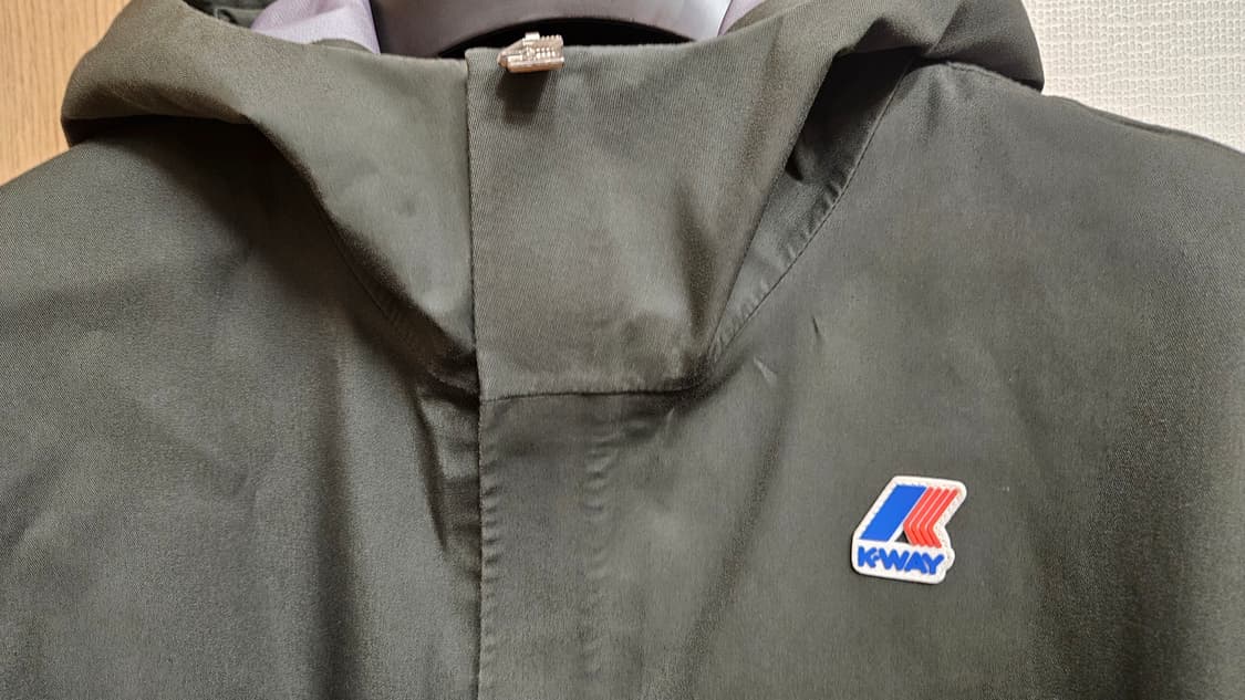 K-WAY 3LAYER COTTON RAIN HOODIE JACKET  상품이미지1