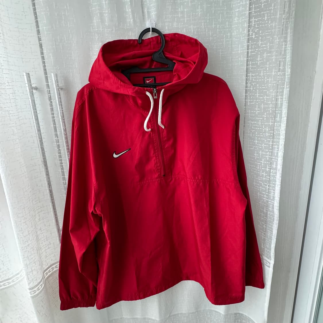 나이키 레트로 레드 바람막이 후드 아노락 상품이미지2